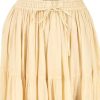 Women's 25 Yard Cotton Gypsy Belly Dance 4-Tiered A-Line Pleated Maxi Long Boho Dance Tribal Skirt
