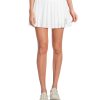 Women's 16" High Waist Solid Golf Skort with Pleats, Moisture-Wicking Stretch Fabric, Truesculpt Slimming Technology
