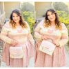 Plus Size Basic Versatile Stretchy Elastic Waist Flared Casual Mini Skater Skirt/Pleated Plaid Skirt for Women XL-5XL