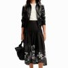 Women's Woman Woven Skirt Long